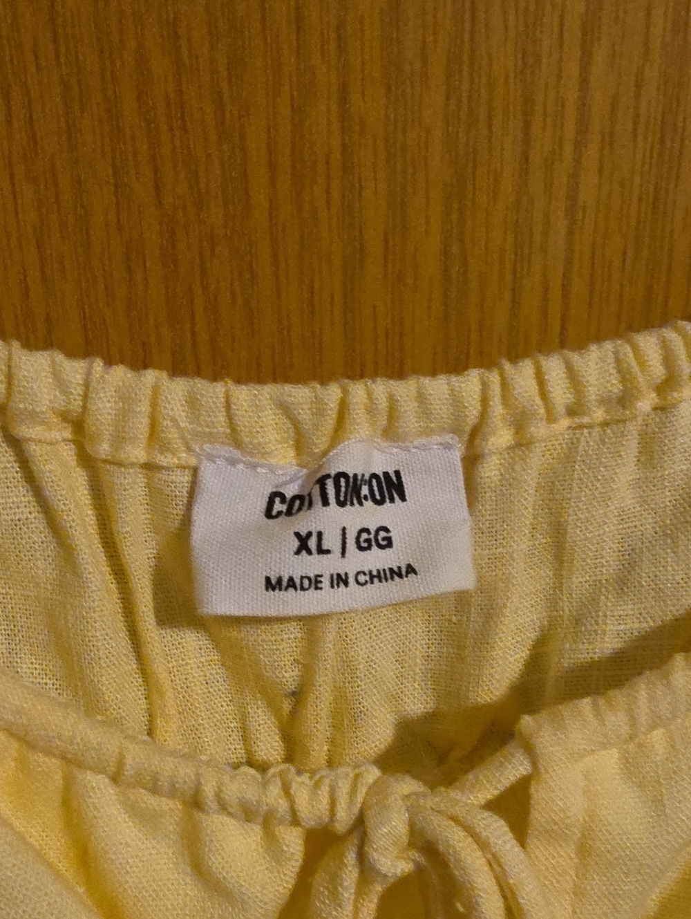 Cotton On Soft Yellow Kids Drawstring Shorts